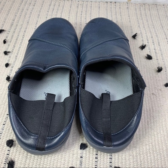 Spenco Brooklyn Slip On Navy Orthopedic Shoe 6 - Picture 3 of 10